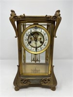 Waterbury Clock Co. Carriage Clock with Pendulum,