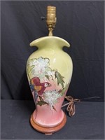 Art Pottery Lamp Signed Rick Wisecarver 15.5"H