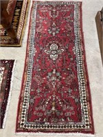 Persian Hamadan Oriental Rug 29" x 70"