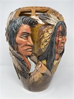 Art Pottery Vase Signed Rick Wisecarver, Inscribed