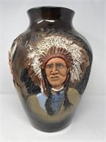 Large Art Pottery Floor Vase Signed Bud Hoadley