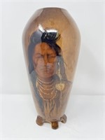 Art Pottery Vase Signed Rick Wisecarver 11"H