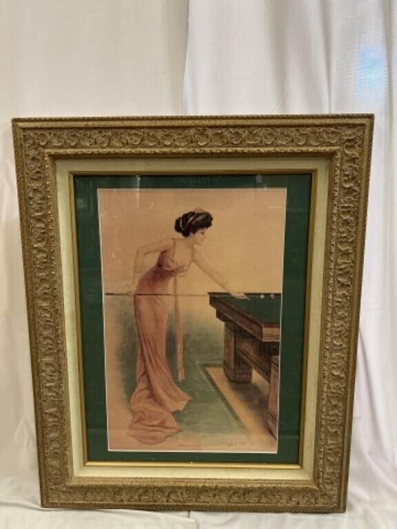 Framed Print by Archie Gunn 1910, "Beauty of
