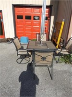 Outside table and chairs