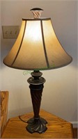 Beautiful accent table lamp with shade and