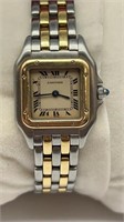 Authentic women’s Cartier panther Watch - 18k two