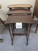 1920's Stackable End Table Set