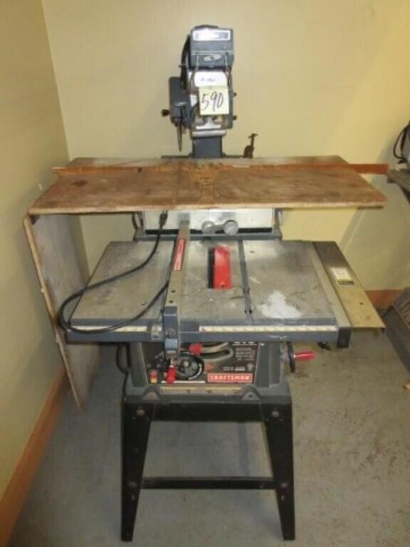 Power Kraft 10" Radial Arm Saw & Craftsman 10" -