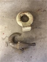 Tow hook and ring