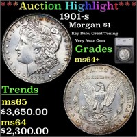 ***Auction Highlight*** 1901-s Morgan Dollar 1 Gra