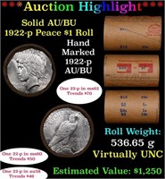 ***Auction Highlight*** Full solid date 1923-p Au/