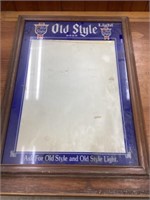 Old Style Beer framed wall decor