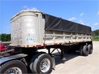 1995 Cobra 27 Ft T/A Aluminum End Dump Trailer 2C9