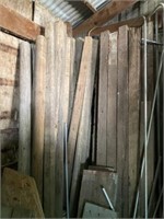 Wooden posts
