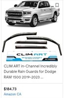 Climart 4 Piece Set 2019-2021 Dodge Ram 1500 Crew