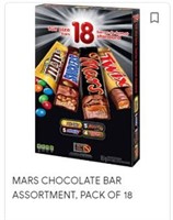 Mars Chocolate Assortment, 18-count