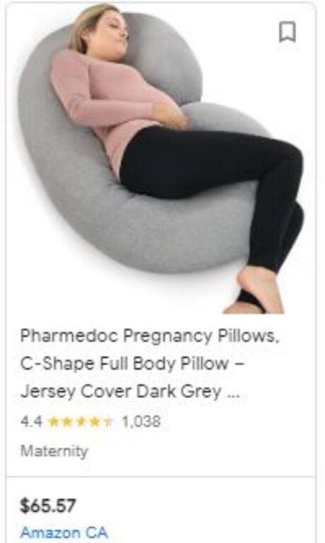Pharmedoc Pregnancy Pillow Grey