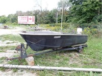 INOPERABLE 16 Ft Aluminum Boat