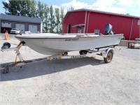 1976 Smooth Water 14 Ft Fishing Boat ZMP278070876