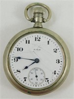 Antique Elgin Swing Out Pocket Watch with Cracked