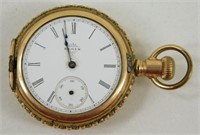 Antique Elgin Pocket Watch with Gold Filled Case
