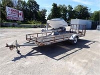 Galvanized 16 Ft S/A Utility Trailer