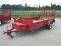 2013 Miska 12 Ft S/A Utility Trailer 2MSUHB319DH00