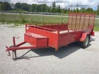 2013 Miska 12 Ft S/A Utility Trailer 2MSUHB317DH00