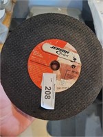 3 - jepson metal cutting discs 8"x1/8"x5/8"