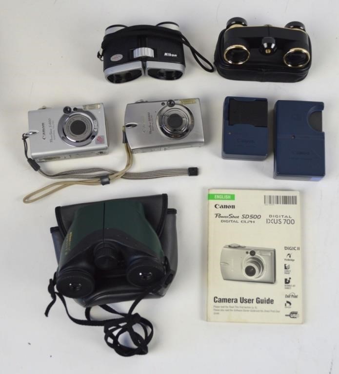 ESTATE CAMERA  AND BINOCULAR LOT INC NIKON