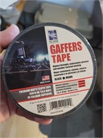 1- gaffers tape 2"x 30yds - black