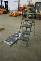 (2) 4ft Step Ladders 150lbs CAP (1) Unused