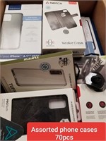 70pcs samsung & Iphone cases