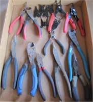 Assorted Wire Cutters & Snap Ring Pliers