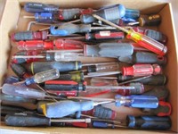 Box of Assorted Screwdrivers