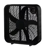 Utilitech 20-in 3-Speed Indoor Black Box Fan