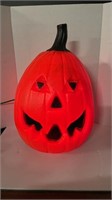 Large Vintage Made In Canada Light Up Pumpkin Blow