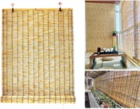 Width 30in 32in 36in Bamboo Blinds Roll-up Reed S