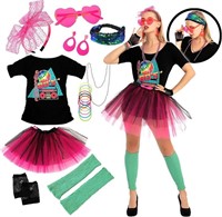 Spooktacular Creations 80s Costume Set with T-Shi