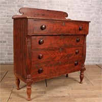 Empire Grain Painted Chest of Drawers