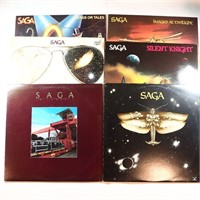 Lot of Saga Prog Rock LPs