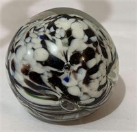 Vintage glass paperweight