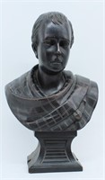 The Young Sir Walter Scott, Carved Wood Bust