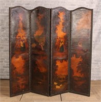 Romantic Painted Room Divider or Screen