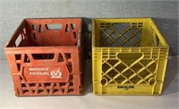 Vintage milk crates