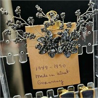 11 pair vtg clip earrings Made in West Germany pr