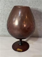 Handmade Italian art glass amethyst