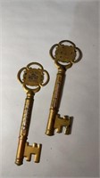 Vintage key thermometers
