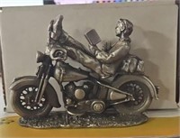 Harley Davidson Fine Pewter Sculpture
