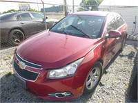 2014 CHEVROLET CRUZE REBUILT TITLE